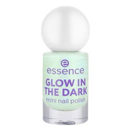 Essence Vernis à ongles effet luminescent Glow In The Dark, couleur 01 Glow, flacon miniature de 5 ml