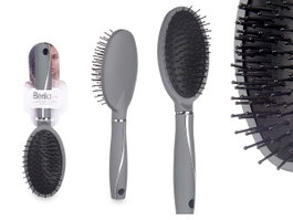 BERILO Cepillo Cabello Gris Siliconado