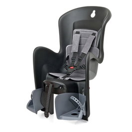 Polisport Bilby CFS Porte-bébé pour porte-bagages Noir/Gris