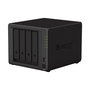 Synology DS923+ - NAS 4 baies avec processeur AMD Ryzen R1600, 4 Go DDR4 ECC, 2 ports M.2 NVMe, 4 emplacements SATA HDD/SSD, 2 ports 1GbE