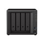 Synology DS923+ - NAS 4 baies avec processeur AMD Ryzen R1600, 4 Go DDR4 ECC, 2 ports M.2 NVMe, 4 emplacements SATA HDD/SSD, 2 ports 1GbE