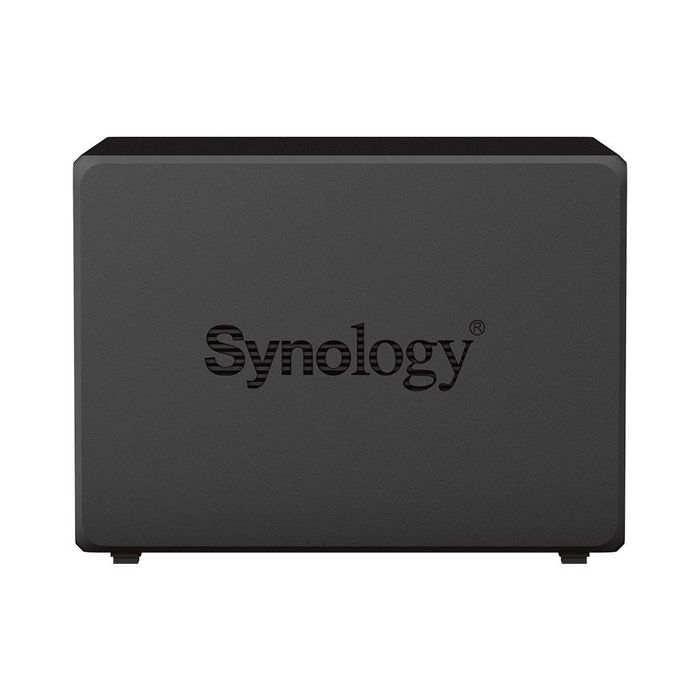 Synology DS923+ - NAS 4 baies avec processeur AMD Ryzen R1600, 4 Go DDR4 ECC, 2 ports M.2 NVMe, 4 emplacements SATA HDD/SSD, 2 ports 1GbE
