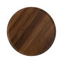 BigBuy Garden Petite Table d'Appoint Marron Noir Ronde