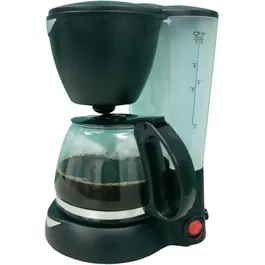 HTC Equipements Cafetière 12V 5/6 tasses 170W pour voiture avec filtre lavable et niveau d'eau visible