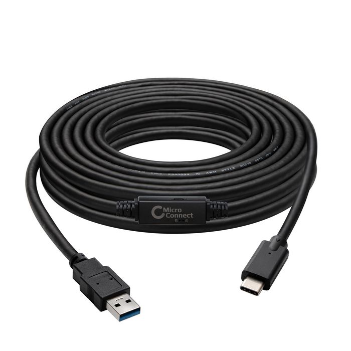 MicroConnect Câble USB 3.2 Gen 1 A vers USB-C 3.2 Gen 1 - 5m