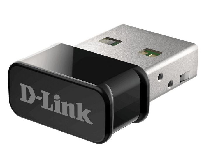 D-Link DWA-181 Adaptateur USB Nano Wi-Fi AC1300 MU-MIMO Dual Band (867 Mbps 5GHz, 400 Mbps 2.4GHz) - Compatible 802.11ac Wave 2