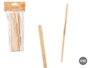 Kinvara Set de 50 bâtonnets en bois, café au lait, 10x23x0,5 cm (Set de 36)