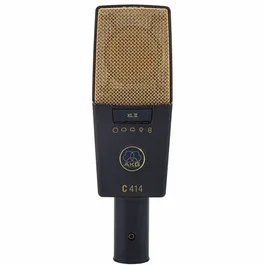 AKG C414Xlii Microphone Condensateur Grande Membrane 9 Patrons Polaires
