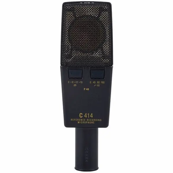 AKG C414Xlii Microphone Condensateur Grande Membrane 9 Patrons Polaires