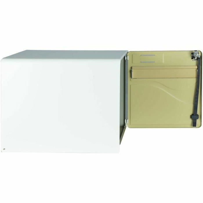 Burg-Wächter Boîte aux lettres Baltic Blanc 1 Porte Burg-Wächter Boîte aux lettres Baltic Blanc 1 Porte