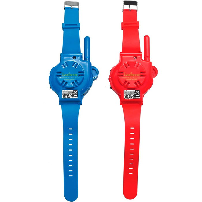 Lexibook - Reloj Walkie Talkie Patrulla Canina DMWTW1PA - Montre Talkie-walkie 2 en 1 avec boussole, lampe et portée 200m - Jouet Paw Patrol pour enfants +6 ans