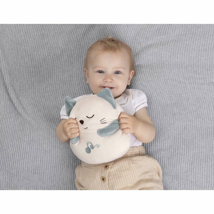 Chicco Peluche sonore Chat Blanc