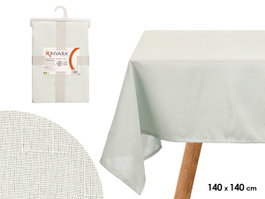 Kinvara Nappe en polyester vert 140x140 cm (Set de 12)