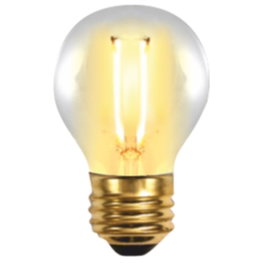 Silver Electronic Ampoule LED Filament Edison E27 2W 150lm Doré Extrachaude 2200K