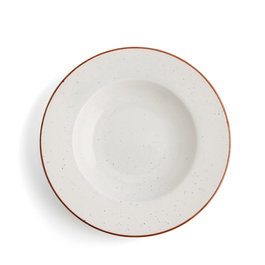 Ariane Plato Hondo Terra Porcelaine Beige 26 cm