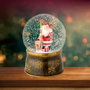 Lumineo Bola de Neige Père Noël avec LED, Boule à Neige Noël Ø13 x 17,5 cm, Lumière Chaude, Mouvement, Intérieur