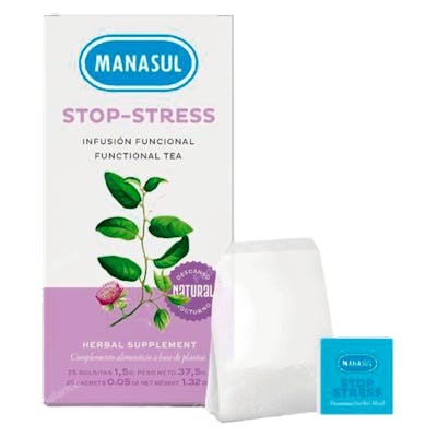 MANASUL STOP STRESS 25 bolsitas MANASUL STOP STRESS 25 bolsitas