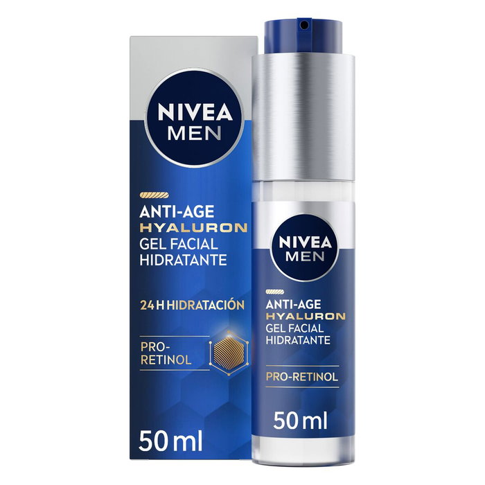 Nivea MEN Gel Hydratant Visage Anti-Âge Hyaluron 50 ml Nivea MEN Gel Hydratant Visage Anti-Âge Hyaluron 50 ml