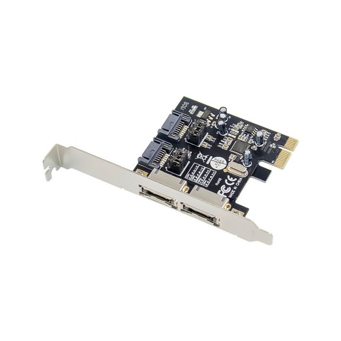 MicroConnect Carte d'extension PCIe SATA III ASM1061 MicroConnect Carte d'extension PCIe SATA III ASM1061