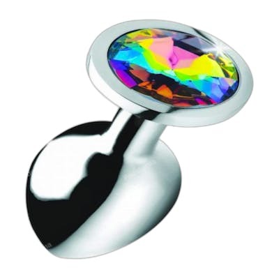 BOOTY SPARKS Plug Anal Multicolore avec Cristal - Taille Moyenne BOOTY SPARKS Plug Anal Multicolore avec Cristal - Taille Moyenne