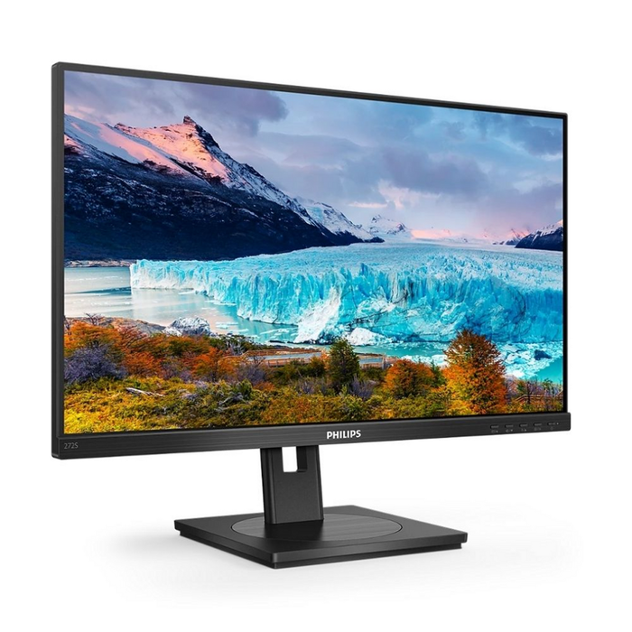 Philips 272S1AE / 272S1AE/00 - Écran PC Moniteur LCD 27" QHD 2560x1440, IPS, 75Hz, 4ms, HDMI/DisplayPort/USB-C, Noir