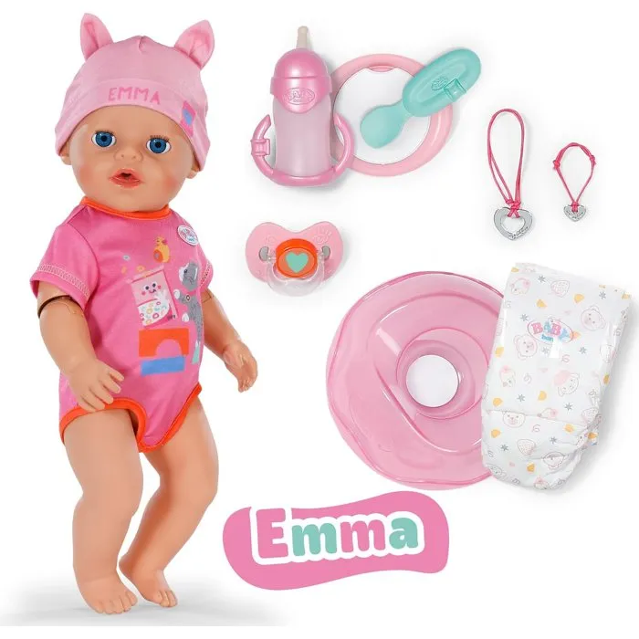 Baby Born Poupon Emma Click & Play - 43 cm