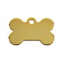 Plaque d'identification pour collier Imarc Bone Doré