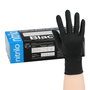 WOLFPACK LINEA PROFESIONAL Gants jetables en nitrile noir Taille M