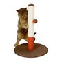 Kerbl Opal Basic Grattoir pour Chat en Sisal Bordeaux et Marron