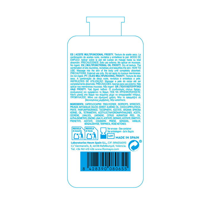 Flor De Mayo Huile Sèche Multifonctionnelle Mind & Body Glow Frosty 50 ml