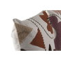 DKD Home Decor Coussin Blanc Rose 45 x 15 x 45 cm (2 Unités)
