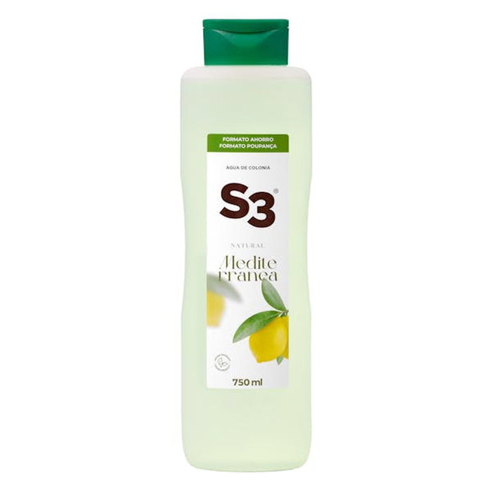 S3 Natural Mediterranea Eau de Cologne 750 ml S3 Natural Mediterranea Eau de Cologne 750 ml