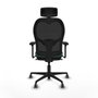 Piqueras y Crespo Chaise de Bureau avec Appui-tête 3D036G2 Vert émeraude