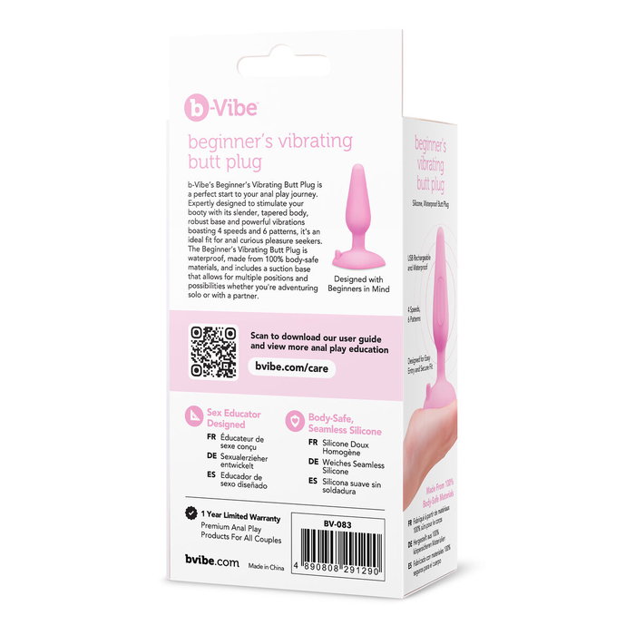 Plug Vibrant Anal B-Vibe Rose