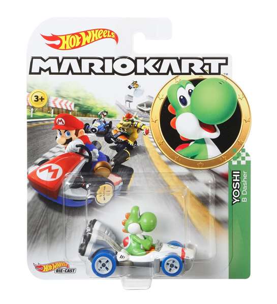 Mattel Hot Wheels Mario Kart - Voiture miniature 1:64 - Modèles assortis (Licence Nintendo)