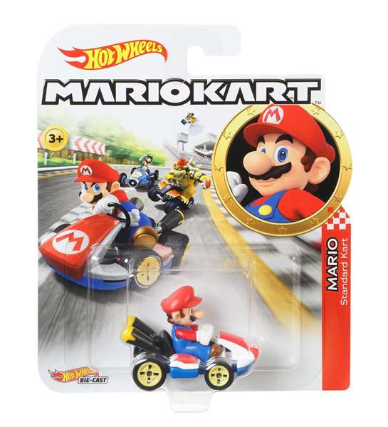 Mattel Hot Wheels Mario Kart - Voiture miniature 1:64 - Modèles assortis (Licence Nintendo)
