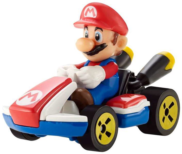 Mattel Hot Wheels Mario Kart - Voiture miniature 1:64 - Modèles assortis (Licence Nintendo)