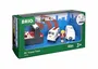 Brio World BRIO World - Train de Voyageur Radiocommandé en Bois avec Son & Lumière - Fonctions Avant/Arrière/Vitesses - Ravensburger - Jeu Enfant dès 3 ans