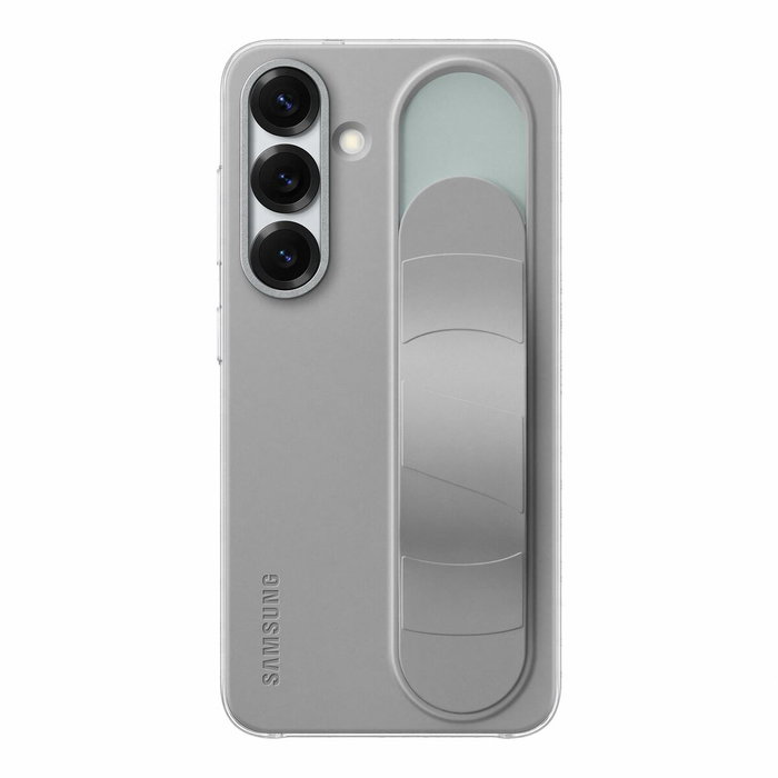 Samsung Coque avec lanière et support Galaxy S25 Gris