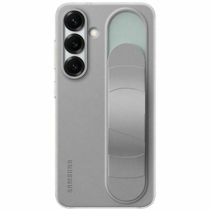 Samsung Coque avec lanière et support Galaxy S25 Gris