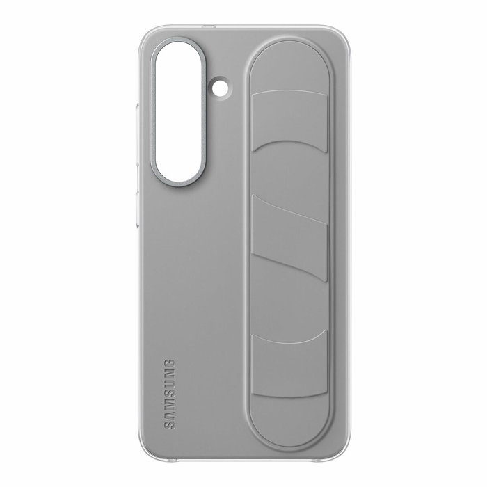 Samsung Coque avec lanière et support Galaxy S25 Gris