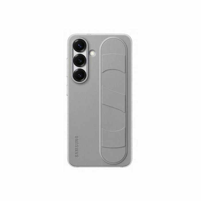 Samsung Coque avec lanière et support Galaxy S25 Gris