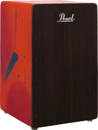 PEARL Cajón en bois Abstract Red 34 x 34 x 54 cm