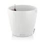 Lechuza Classico Color 43, Jardinière Autonome avec Kit Complet, Ø 42.0 x 39.5 cm, Réservoir 6L, Volume 33L, Blanc, 13230