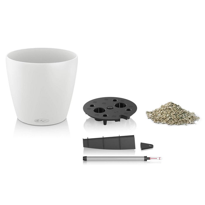 Lechuza Classico Color 43 Pot de fleurs Blanc - Kit complet All-in-one Lechuza Classico Color 43 Pot de fleurs Blanc - Kit complet All-in-one
