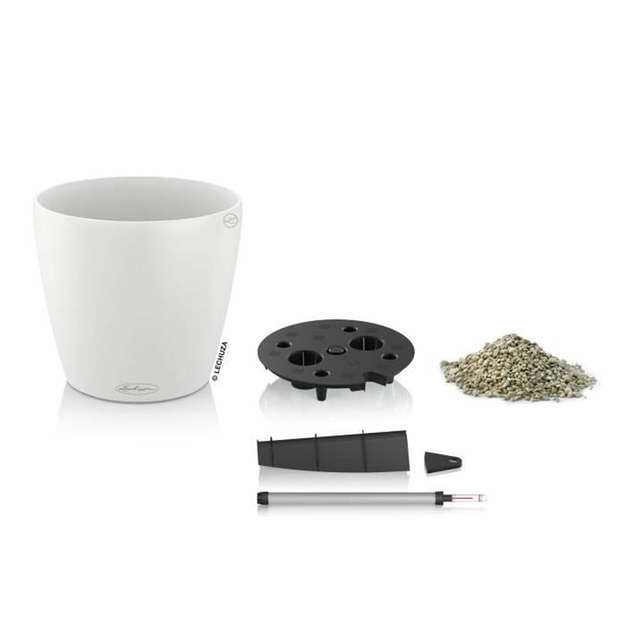 Lechuza Classico Color 43 Pot de fleurs Blanc - Kit complet All-in-one Lechuza Classico Color 43 Pot de fleurs Blanc - Kit complet All-in-one