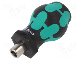 WERA Poignée de tournevis STUBBY 1/4 de pouce