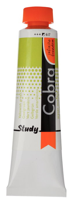 Cobra Cobra Study Color Vert Jaunâtre 617, Tube 40 ml Cobra Cobra Study Color Vert Jaunâtre 617, Tube 40 ml