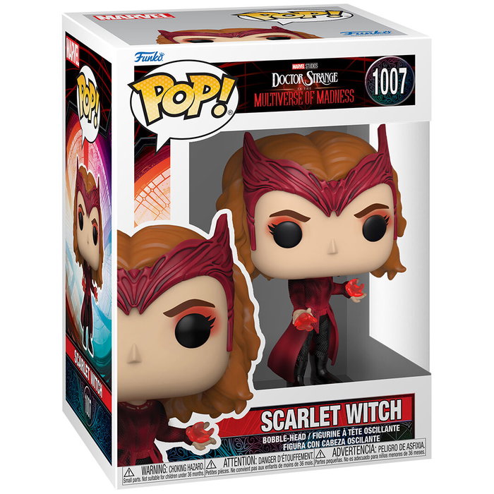 FUNKO POP Vinyl - Doctor Strange in the Multiverse of Madness - Scarlet Witch - Figurine Collectible de 9 cm FUNKO POP Vinyl - Doctor Strange in the Multiverse of Madness - Scarlet Witch - Figurine Collectible de 9 cm