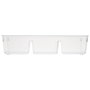 Cook Concept Bac de rangement transparent à 3 compartiments